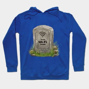 Wi-fi Free Gravestone Hoodie